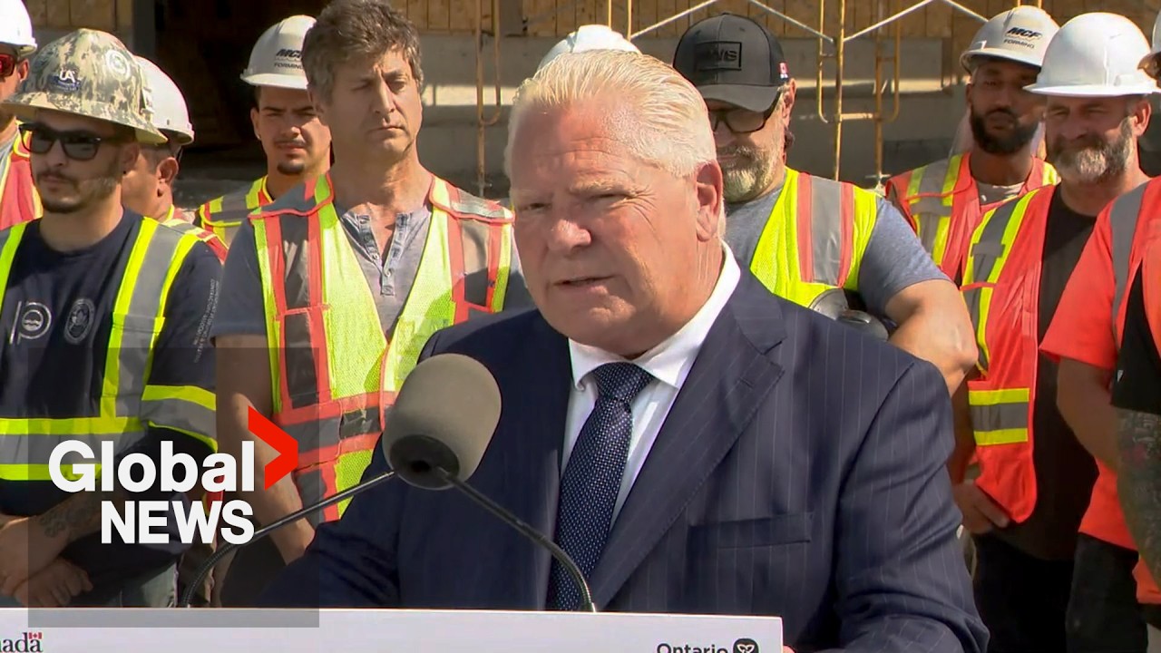 "I thought it would be best just to simmer down": Ford addresses media amid Trump tensions | FULL