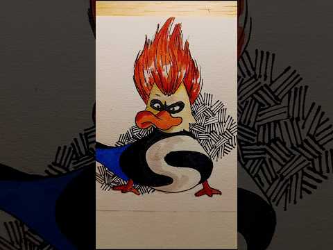 Día 171 | Pato Síndrome #dibujo #pato #art #draw #artist #theincredibles #disney #duck #memes