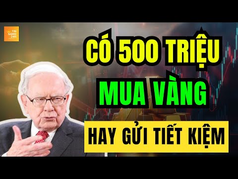 Có 500 Triệu Nên MUA VÀNG Hay GỬI TIẾT KIỆM?