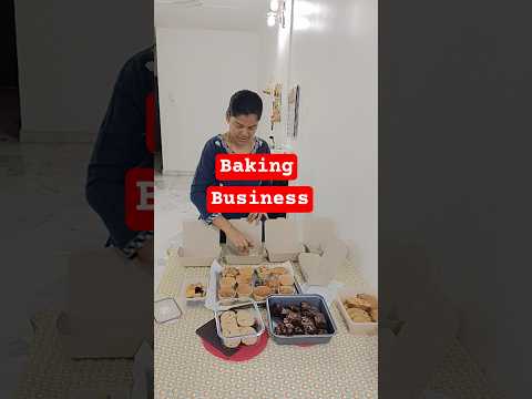New beginning of my baking business 👩‍🍳keep support🫰#bakingbusiness #brownie #cake #bakingstories