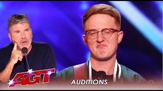 Lamont Landers: Simon Gets ANGRY With Contestant Than Gives Him Second Chance | AGT 2019