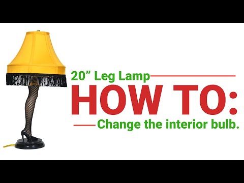 20in Leg Lamp Interior Bulb Replacement
