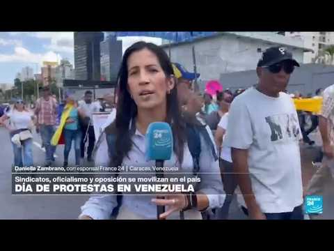 Desde Caracas: manifestantes en Venezuela reivindican el triunfo de González Urrutia en 2024