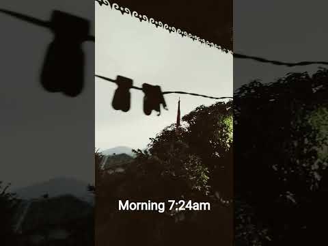 morning weather ☁️#barish #toopran #darkness #mousam