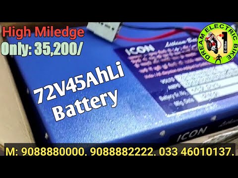 72V 45Ah Li battery and 72V 4Ah Li charger available in dream electric bike...M: 033 46010137.