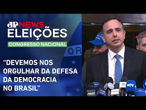 Pacheco faz seu último discurso antes de deixar o cargo de presidente do Senado