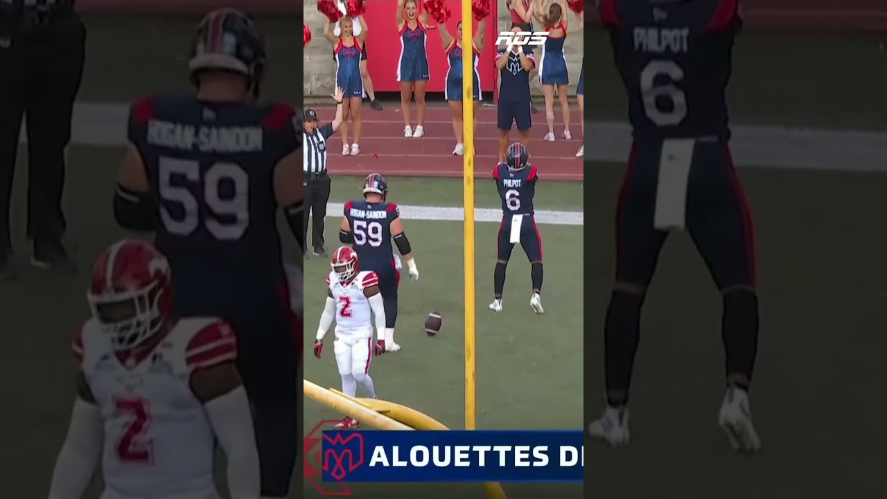 Tyson Philpot est l’un des trois joueurs de la dernière semaine dans la LCF ! 👀🎥