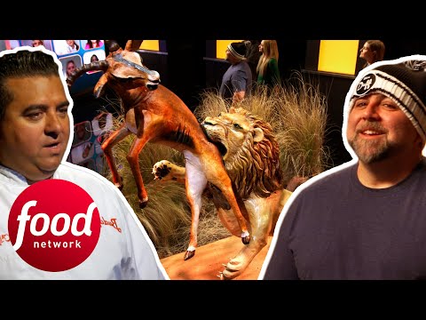 Duff Leaves Buddy Speechless With A Dynamic Lion Catching Prey Cake! | Buddy Vs. Duff