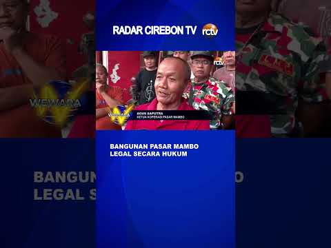 Bangunan Pasar Mambo Legal Secara Hukum