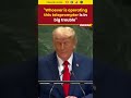 #watch | Teleprompter Breaks During Trump’s UN Speech, Sparks Laughter #trumpvideo #unga #shorts