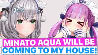 Aqua Will Be Going To Noel's House Soon (Shirogane Noel / Hololive) [E
