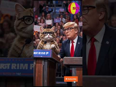 BREAKING: Cat Runs America!🇺🇸😼#ai #shorts #AiXplorelab