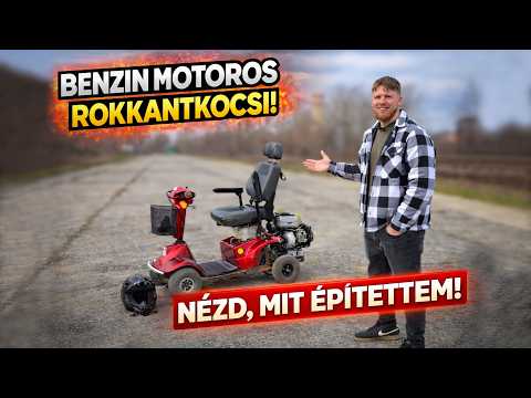 EZ BIZTOSAN NEM JUTNA ESZEDBE!🤯 Rokkantkocsi benzinmotorral?!