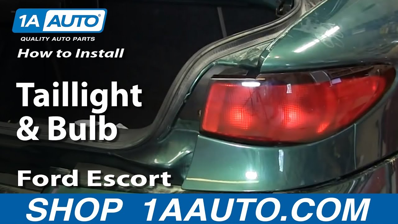 How to change headlight bulb ford escort zx2 #2