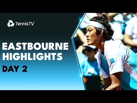 Zhang Takes on Sonego; Broady, Cressy & Ymer All Feature | Eastbourne 2023 Highlights Day 2