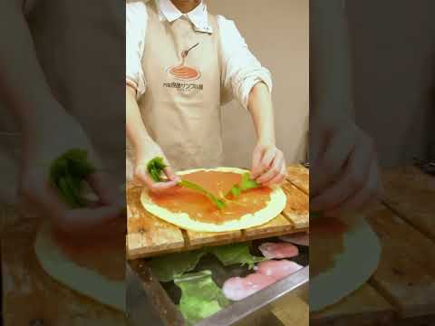 透けるような生ハムの質感をロウで表現してみました🍕 #食品サンプル #食べられません #生ハム