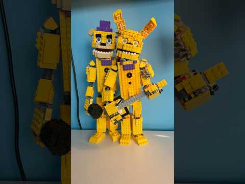 Lego fredbear and springbonnie (remake) #fivenightsatfreddys #fnaf #lego #legofnafmoc #legofnaf