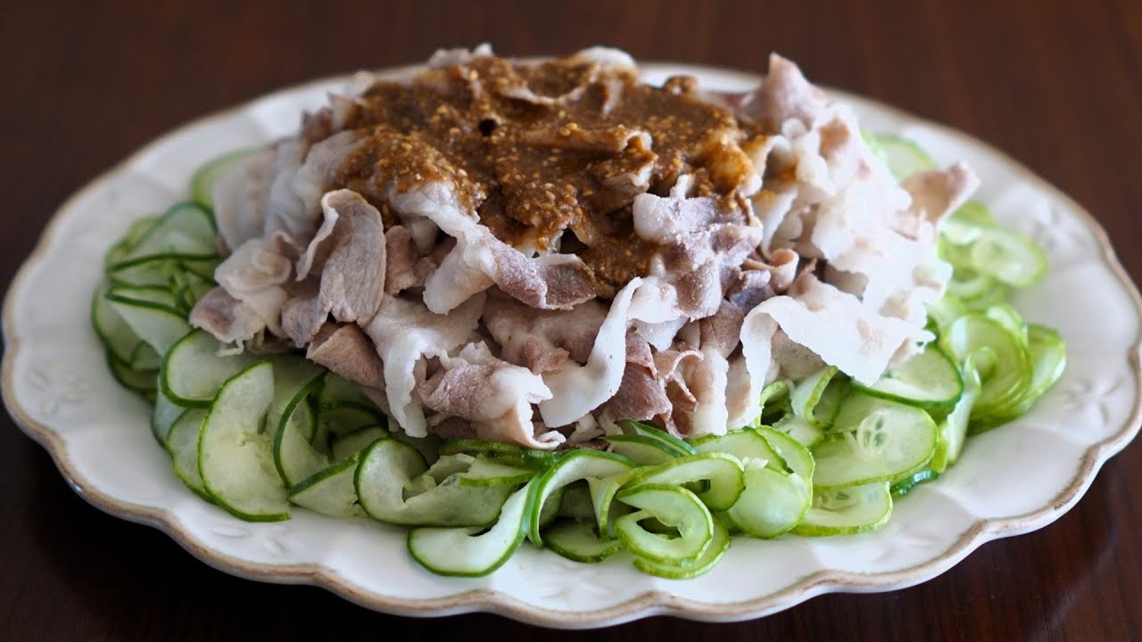 딱 2가지 재료! 소스가 진짜 맛있어요! 초간단 저녁메뉴 오이대패샤브샤브 만들기