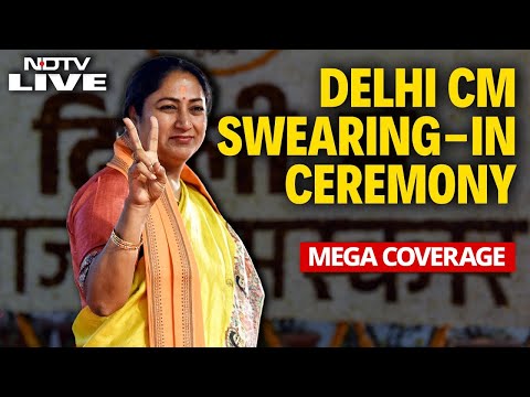 Delhi CM Oath Ceremony LIVE | Rekha Gupta Oath | Delhi CM Swearing In Ceremony | PM Modi | Amit Shah