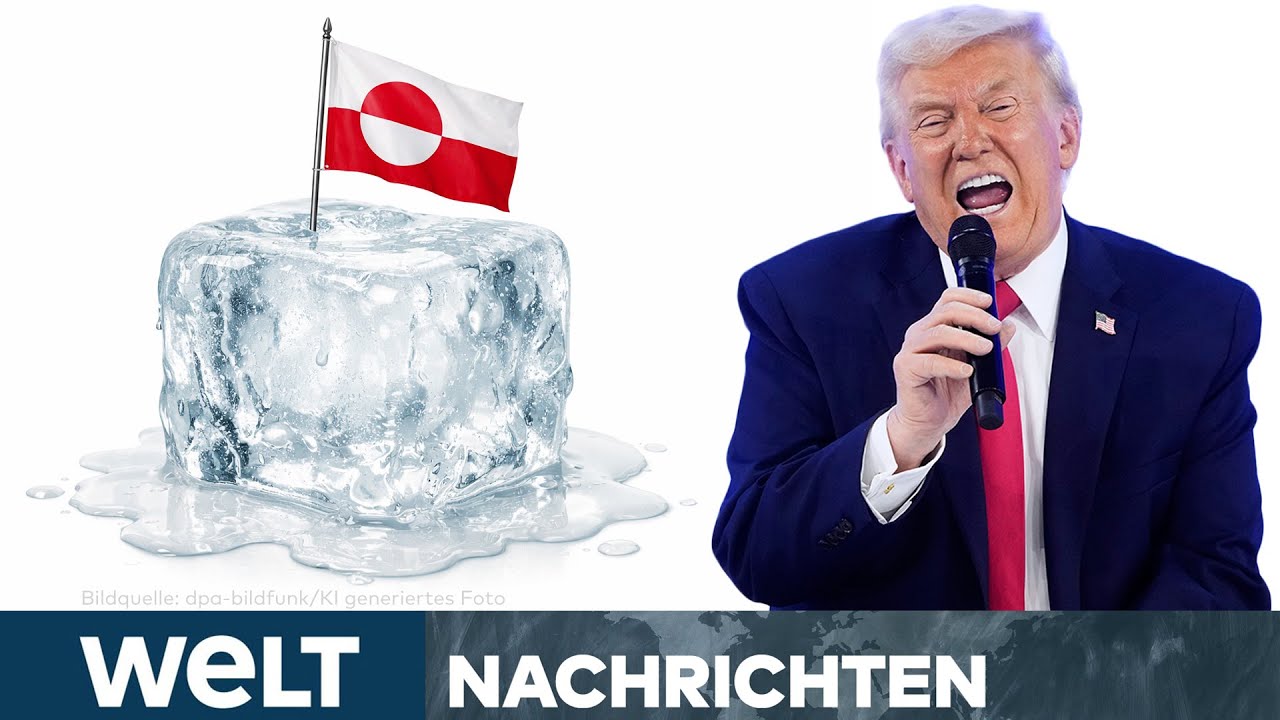 DAVOS: „Ich verlange nur ein Stück Eis!“ – Trump will für Grönland „keine Gewalt anwenden“ | Stream