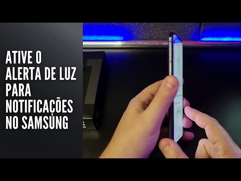 Ative o alerta de luz para notificações no Samsung