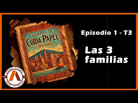 Cuentos de Ciudad Papel: Las Tres Familias T3E1 - Aronny Pivaral 🇬🇹