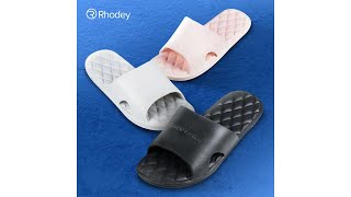 Rhodey Chunkee Sandal Rumah Anti Slip Slipper EVA Soft Unisex Size 44-45 - 1988 - Black - 1