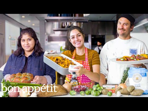 6 Pro Chefs Make Their Favorite Thanksgiving Sides | Test Kitchen Talks | Bon Appétit