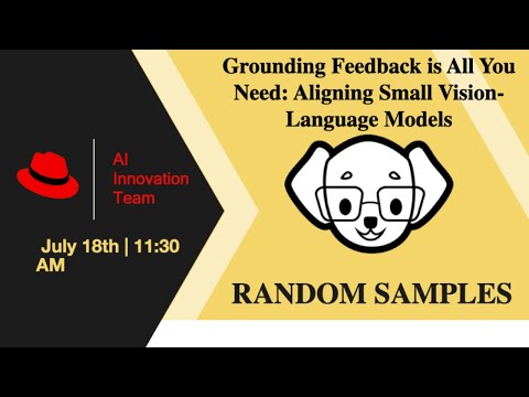 Random Samples: Grounding Feedback is All You Need: Aligning Small Vision-Language Models