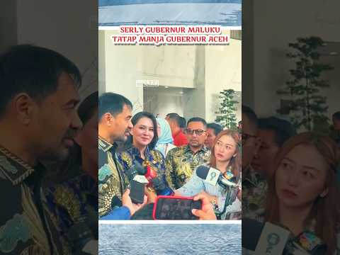 tatapan mavt serly ke gubernur aceh #gubernur #beritaterkini #bravo