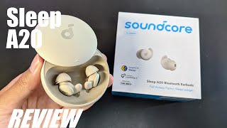 Vido-Test : REVIEW: soundcore Sleep A20 - Smart Sleep Tracking Wireless Earbuds? Better Value Bose Sleepbuds?