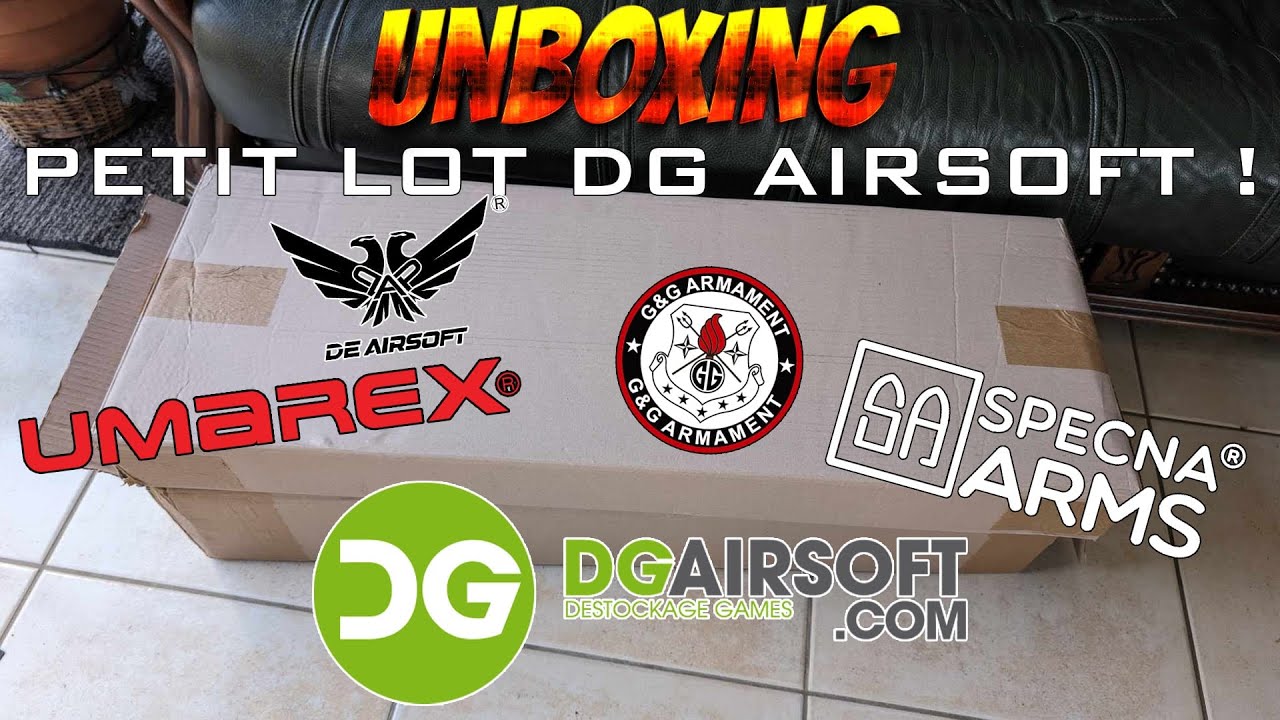 UNBOXING AIRSOFT - PETIT LOT DG AIRSOFT ! - Déballage avec le Stagiaire [FR]