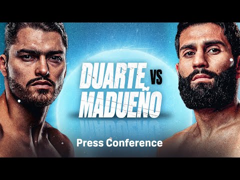 OSCAR DUARTE VS. MIGUEL MADUENO PRESS CONFERENCE LIVESTREAM