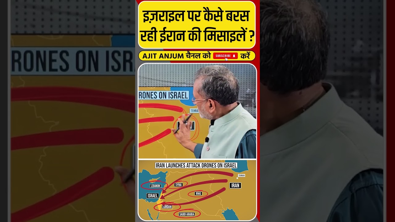 Israel पर कैसे बरस रही हैं Iran की मिसाइलें ? #shorts