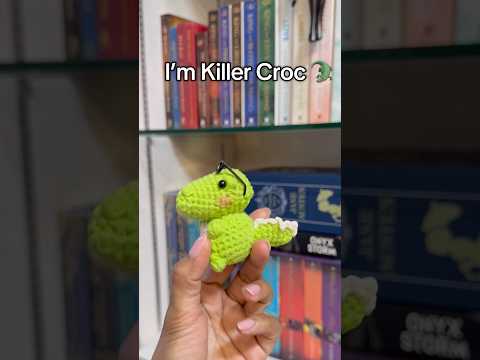 When Killer Croc’s Mom met Dad 🐊 #shorts #crochet #amigurumi #viral #trending #handmade #diy #funny