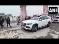 #ayodhya | Actor Chiranjeevi and Ram Charan arrived at Ayodhya #rammandir #rammandirinauguration  - 00:59 min - News - Video