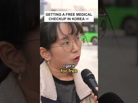 Getting a Free Medical Checkup in Korea #shorts