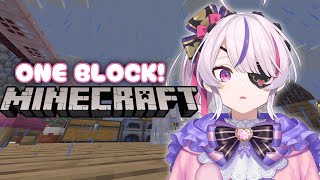 【MINECRAFT ONE BLOCK】Let's Build an Iron Golem Farm!!【Maria Marionette