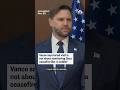 Vice President JD Vance says Israel visit is not about monitoring Gaza ceasefire like a toddler