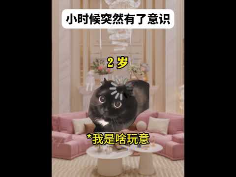 猫の動画サムネイル - 当你小时候突然有了意识#有趣 #猫meme #猫meme剧场 #内容过于真实  #故事 #貓 #猫猫meme小剧场 #喵不可言