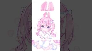 ミニキャラ分解してみた🐰💗#イラストメイキング  #ずんだもん