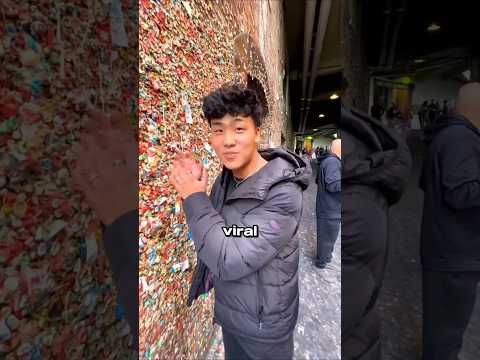 This Guy Licked World's Largest Gum Wall🤯