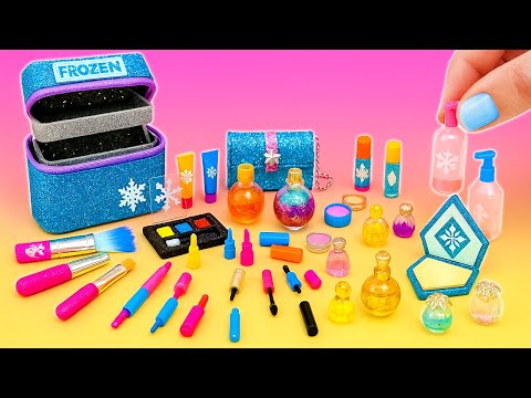 キラキラ、クスクス、そしてゴージャスなルックス！エルサのクラフトイメチェン 💅🌟