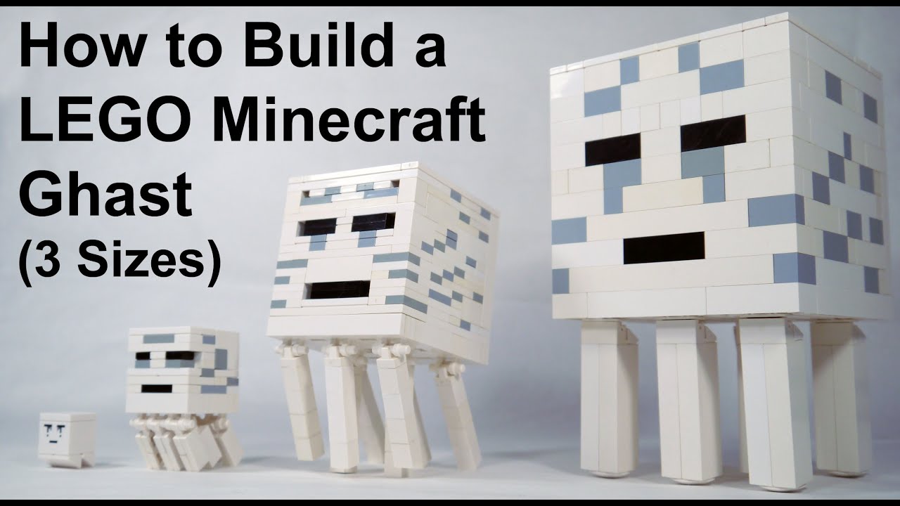 How To Build Lego Minecraft Ghast Youtube