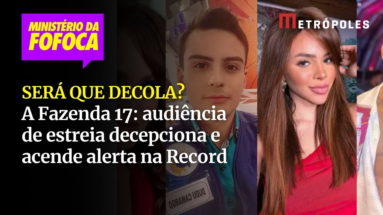 A Fazenda 17: audiência de estreia decepciona e acende alerta na Record
