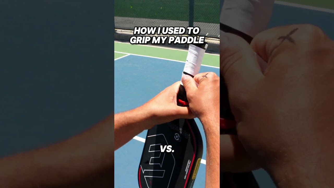 How to Grip Your Pickleball Paddle #pickleball