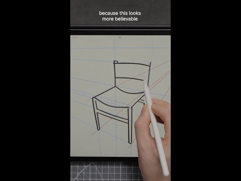 Perspective Drawing with Concepts App #Shorts