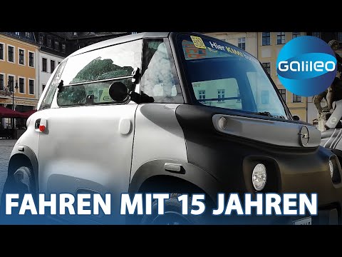 Autofahren mit 15? Das Microcar macht es möglich!| Galileo | ProSieben