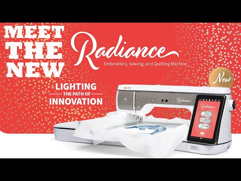 Introducing the Baby Lock Radiance! - PRE Baby Lock Tech Info!