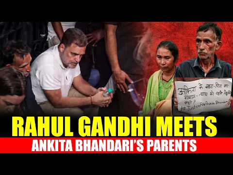 LIVE: Rahul <strong>Gandhi</strong>, Priyanka <strong>Gandhi</strong> Meet Ankita Bhandari’s Parents at India Gate, Delhi